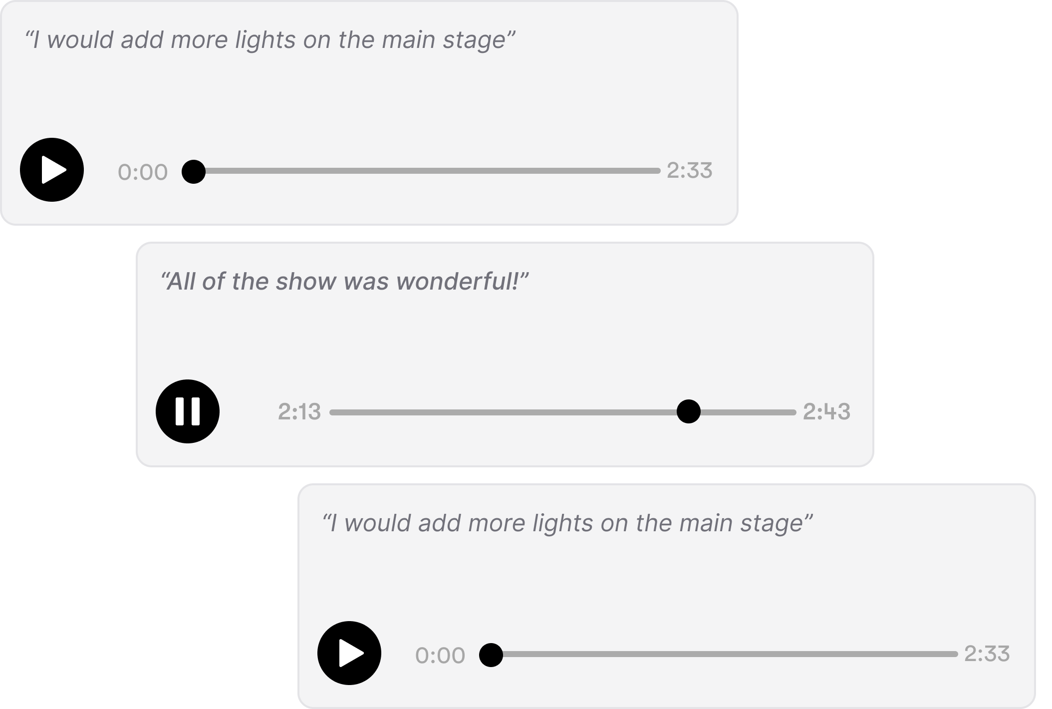 Get insights report interface